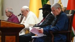 Popiežius Pranciškus Pietų Sudano prezidentūroje