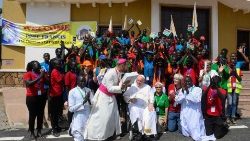 Papa Francisco no encontro na Catedral de Juba