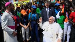 Der Papst bei seiner Afrikareise