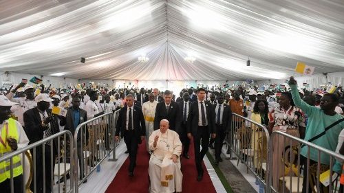Pápež František vysídleným: ste semienkom nového Južného Sudánu