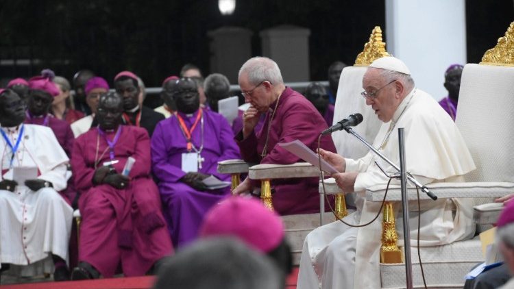 Đức Thánh Cha chủ sự buổi Cầu nguyện đại kết tại Lăng “John Garang”