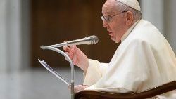 教皇フランシスコ　2023年2月8日の一般謁見　バチカン・パウロ6世ホール