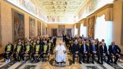 El Papa recibe en audiencia a los miembros de la Asociación "Sport in Vaticano"