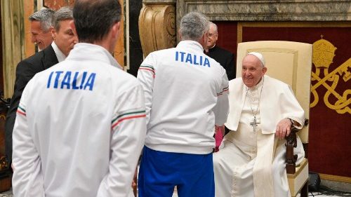 Pope: Sport can instill discipline and perseverance for spiritual life
