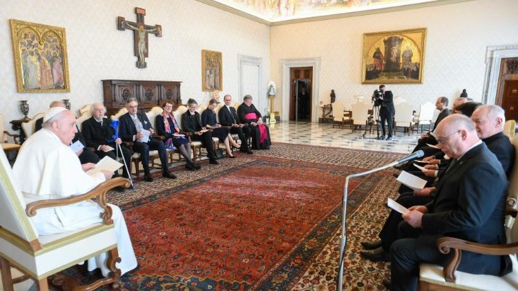 Papa Franjo s predstavnicima Društva Max Planck