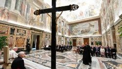 Le Pape reçoit en audience les membres de l'association "Pro Petri Sede", le 24 février 2023
