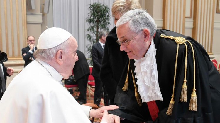 Папа падчас адкрыцця судовага года ў Ватыкане