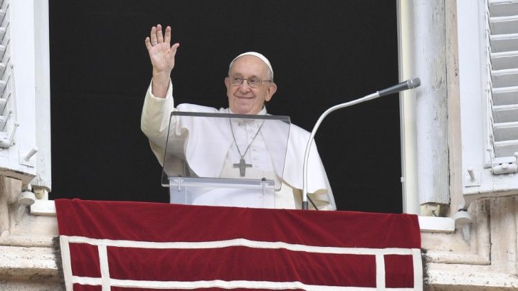 Le Pape François lors de la prière de l'angélus du dimanche 26 février. 