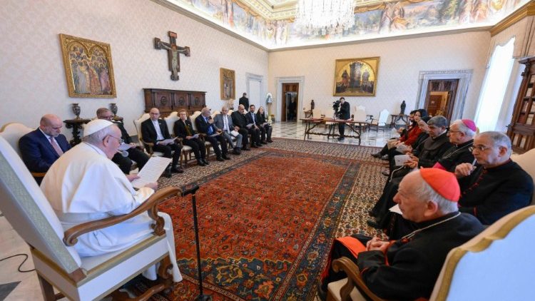 Popiežiaus audiencija Šventojo Sosto ir Palestinos dvišalei darbo grupei