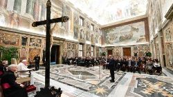 教皇フランシスコとイタリア全国労災害保険協会関係者との集い　2023年3月9日　バチカン宮殿