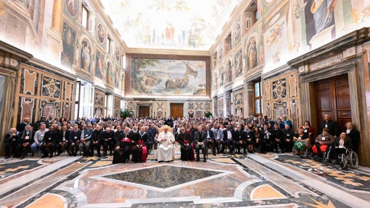 Частная аудиенция в Ватикане 17 марта 2022 г.