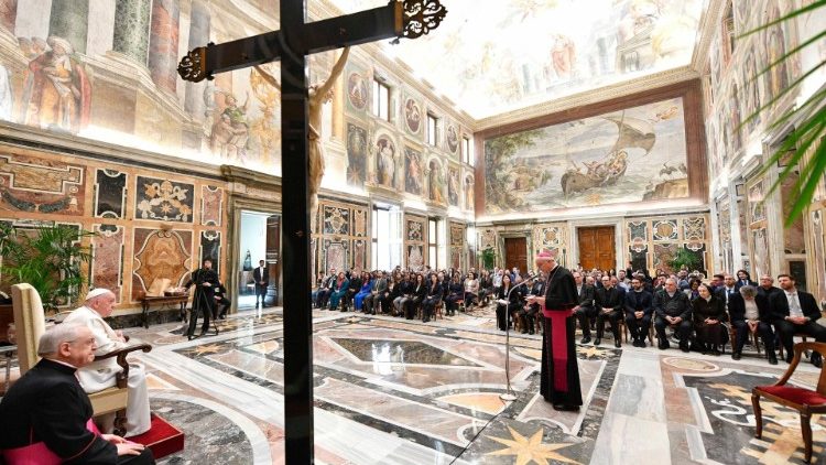Popiežiaus audiencija Bažnyčios Italijoje projekto „Policoro“ atstovams