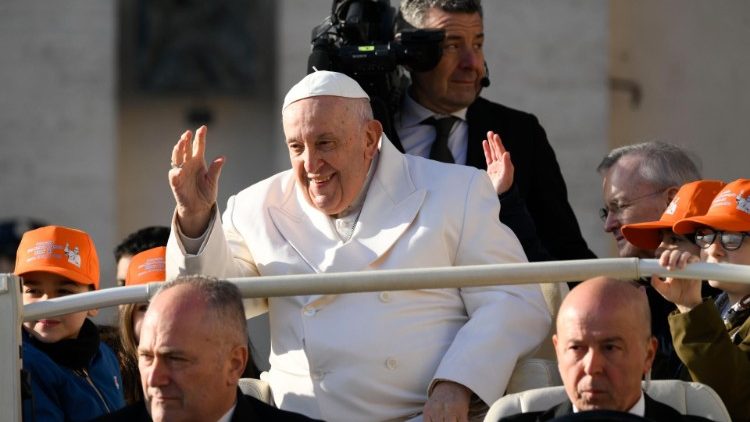教皇フランシスコ　2023年3月29日の一般謁見　バチカン・聖ペトロ広場