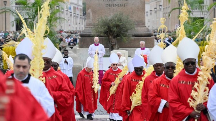 La procesión de ingreso de Domingo de Ramos (02.04.2023)