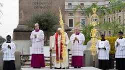 El Papa preside la conmemoración del ingreso de Jesús en Jerusalén (02.04.2023)