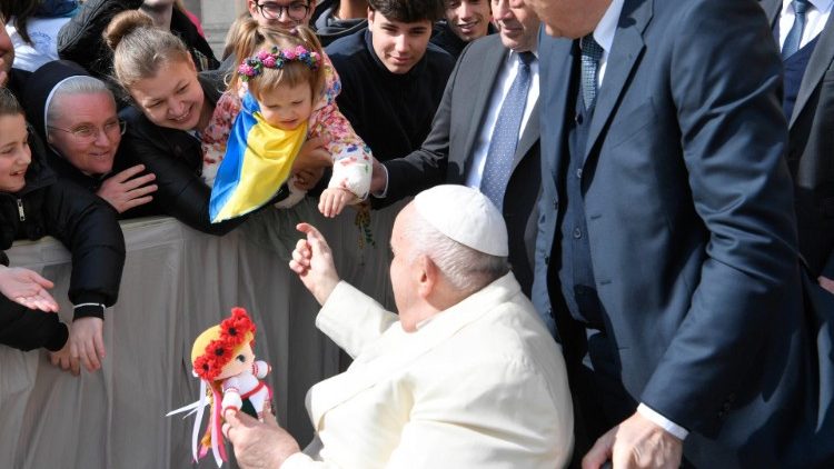 Папа Францішак на агульнай аўдыенцыі, 5 сакавіка 2023 года