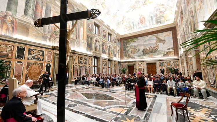 Audijencija u Dvorani Klementina u Vatikanu