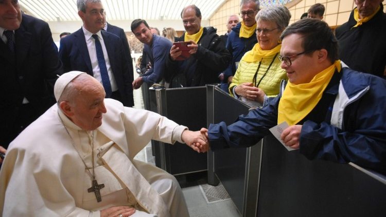 Le Pape et les pèlerins du diocèse italien de Crema