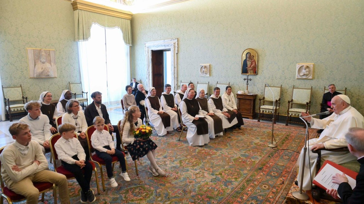 La Comunidad de las Bienaventuranzas, con el Papa