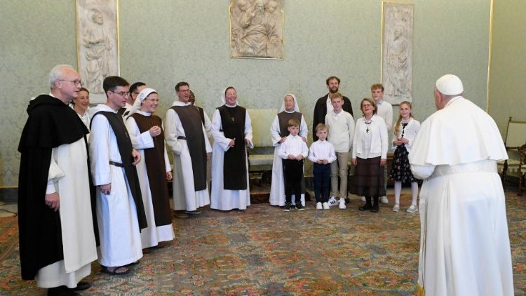 Popiežiaus audiencija Palaiminimo bendruomenės nariams