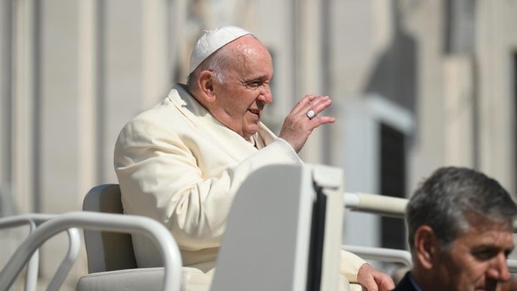 教皇フランシスコ　2023年4月19日の一般謁見　バチカン・聖ペトロ広場