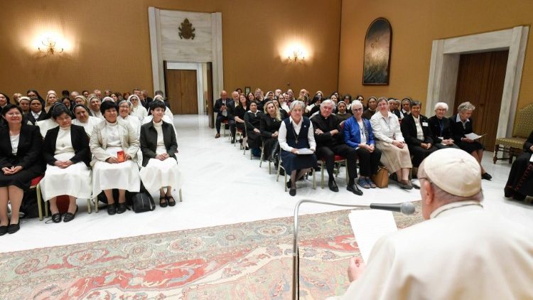 Папа падчас аўдыенцыі з дэлегатамі Catholic Extension Society