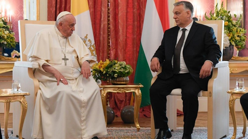 Papa Francisc la Budapesta: întâlnirea cu premierul Viktor Orban