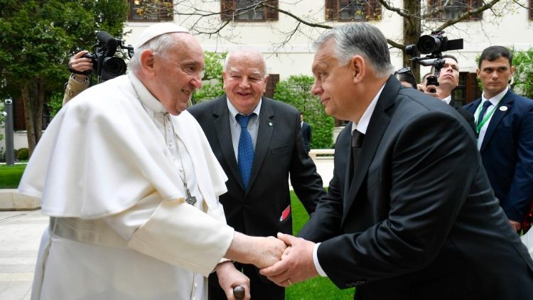 Papež Frančišek in Viktor Orban