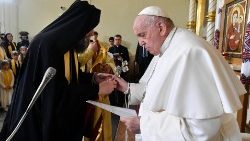 Apostolische Reise von Papst Franziskus nach Ungarn - Besuch in der griechisch-katholischen Gemeinde