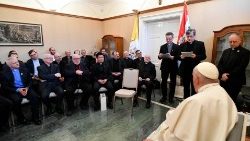 Spotkanie Papieża Franciszka z jezuitami w Budapeszcie