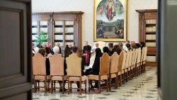 Pope Francis meets with members of the PCPM on 5 May 2023