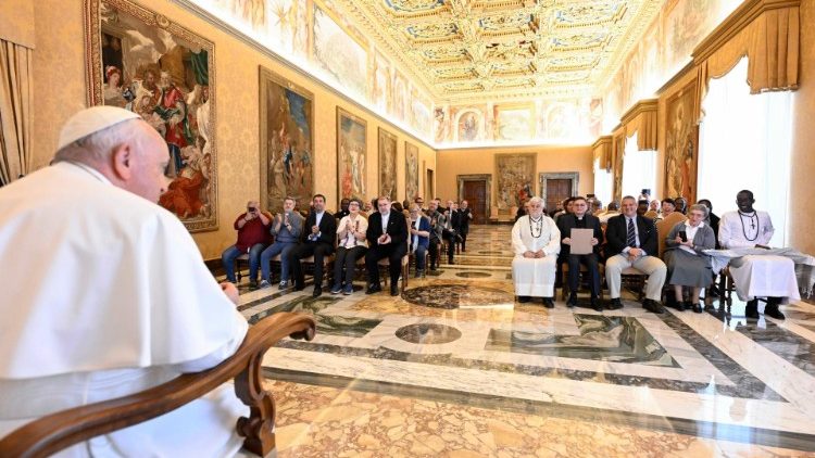 Popiežiaus audiencija Italijos misionierių instituto nariams 