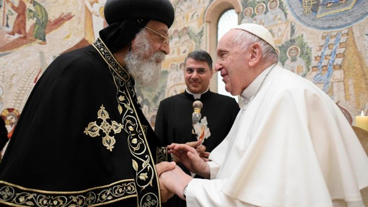 教宗與科普特正教會宗主教會晤