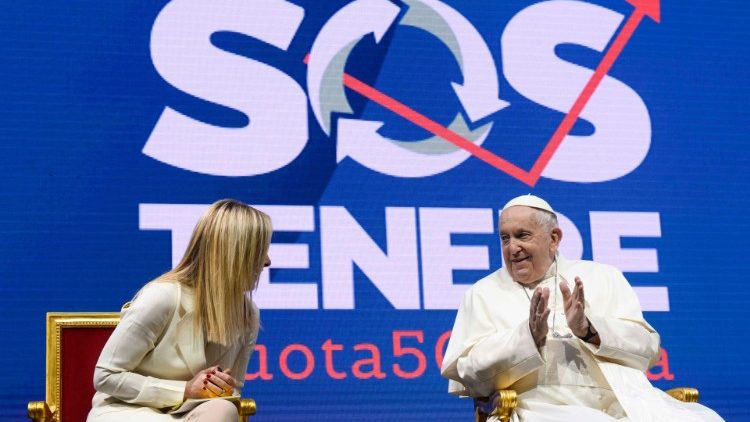 Папата с италианската министър-председателка