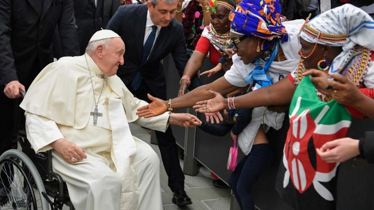 Papież z przedstawicielkami Światowej Unii Katolickich Organizacji Kobiecych