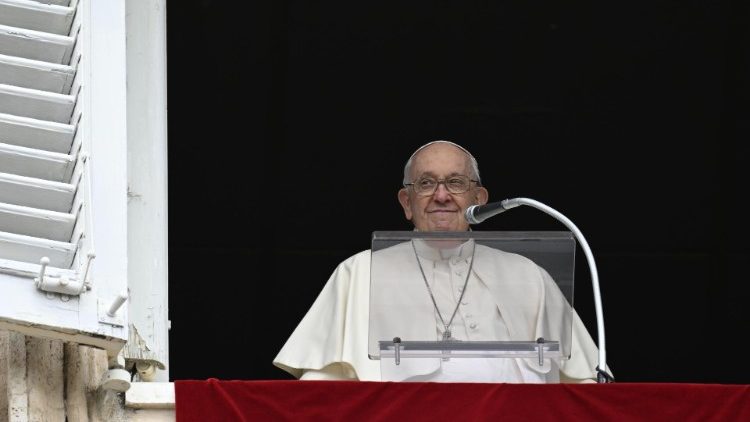 Pope Francis at the Regina Coeli