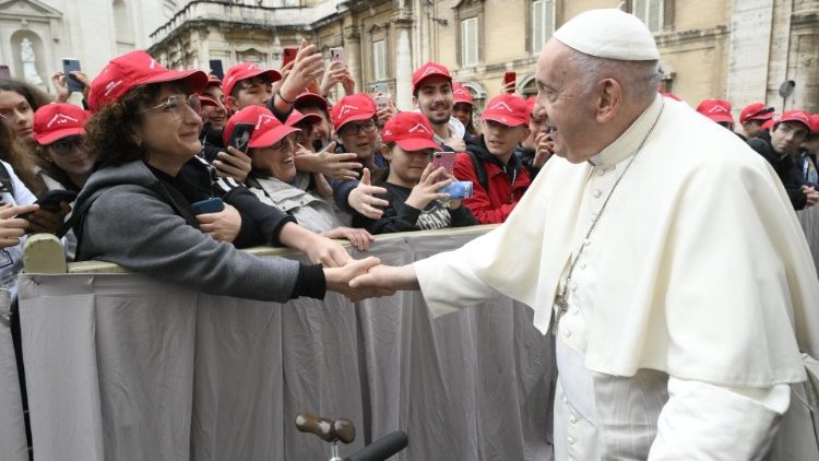 Le Pape et les jeunes de l'archidiocèse de Gênes