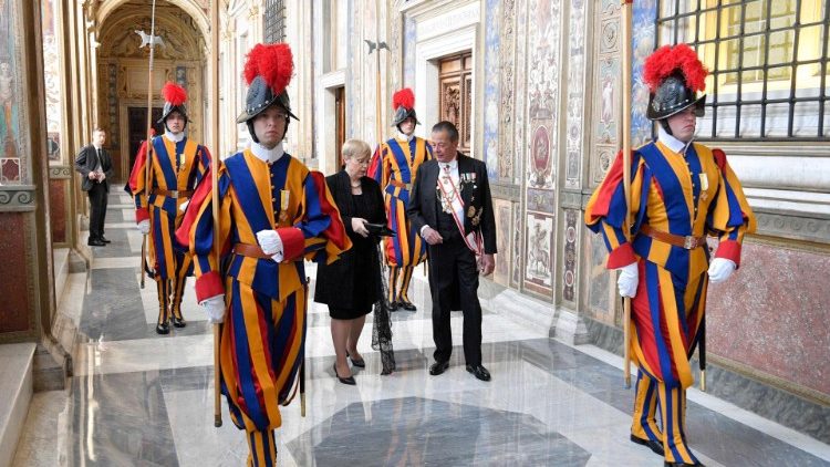 The President of Slovenia in the Vatican