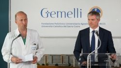 Le point presse depuis l’hôpital Gemelli le 10 juin. 