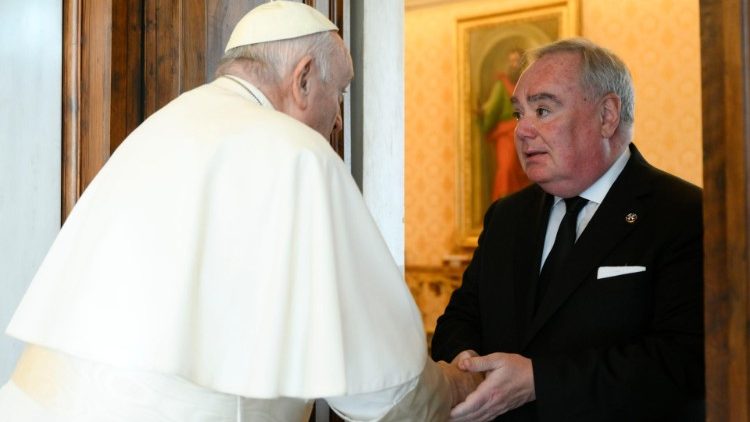 Popiežius priėmė Maltos Ordino didįjį magistrą