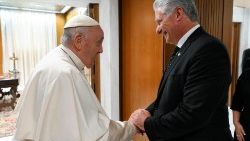 Spotkanie Papieża z prezydentem Kuby
