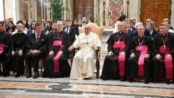 Ferenc pápa a ROACO közgyűlésének résztvevőivel