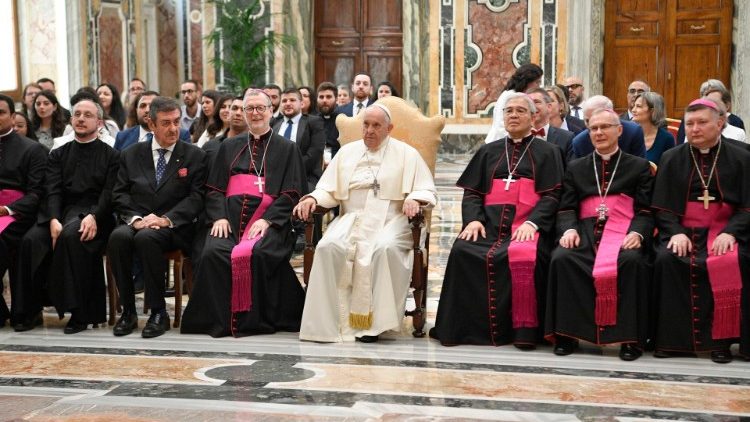 Ferenc pápa a ROACO közgyűlésének résztvevőivel