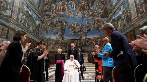 Papst an Künstler: „Schönheit ist ein Spiegelbild der Harmonie“