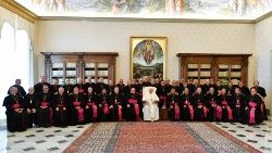 Archivbild: Die Bischöfe von Mexiko beim Papst