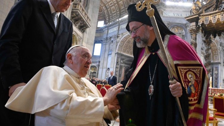 Pāvests tiekas ar Ekumeniskā patriarhāta pārstāvi
