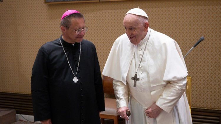 Popiežius Pranciškus ir būsimasis kardinolas G. Ryś
