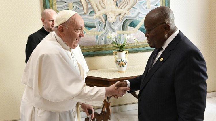 Spotkania Papieża z prezydentem Ghany