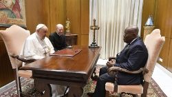 Il Papa a colloquio con il presidente del Ghana, Nana Addo Dankowa Akufo-Addo