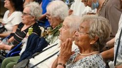 Sfânta Liturghie în Ziua Mondială a Bunicilor și a Vârstnicilor, de duminică, 23 iulie 2023, în Bazilica San Pietro - detaliu
